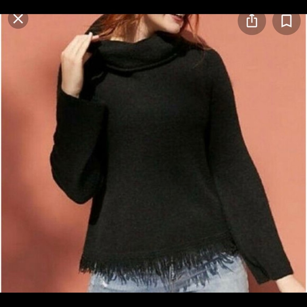 Anthropologie Akemi and Kin Fringe sweater